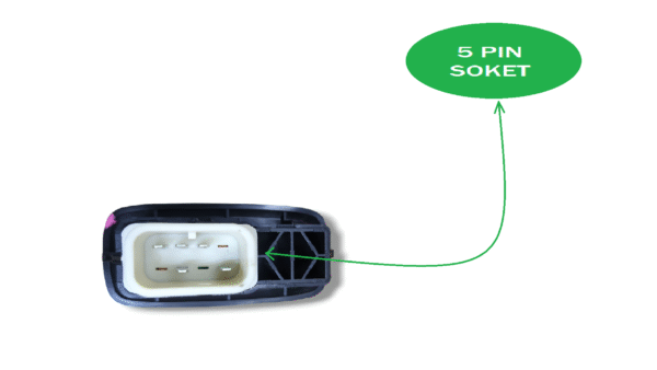 PAANJO POWER WINDOW SWITCH FOR  FORD ECO -SPORT 5 PIN SOKET (WHITE) - Image 2