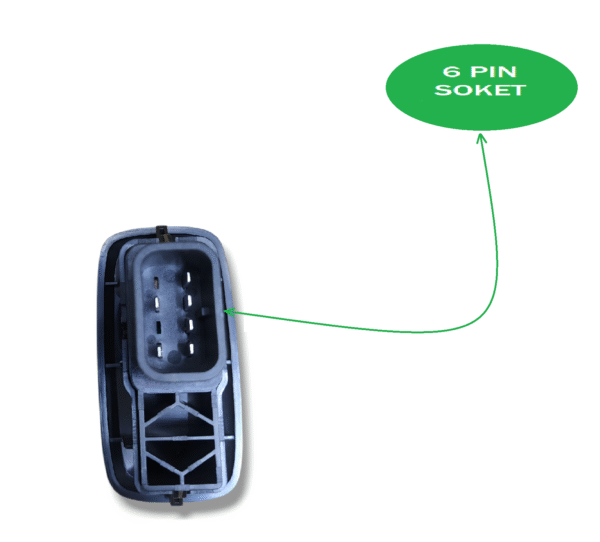 PAANJO POWER WINDOW SWITCH FOR FORD EECO-SPORT BLACK 6 PIN SOKET - Image 6