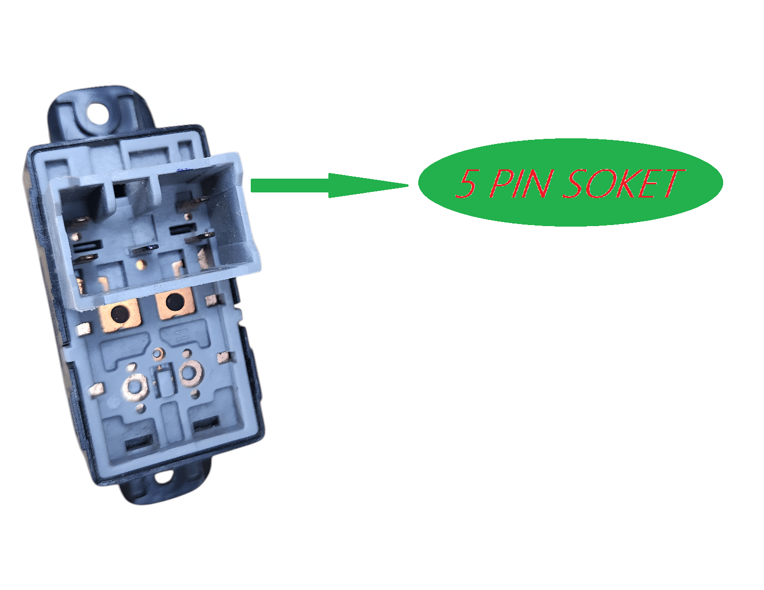 PAANJO Power window switch (LH) 5 pin soket for Hyundai I-10 - Image 2
