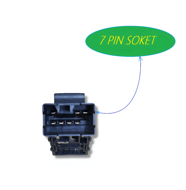 PAANJO POWER WINDOW SWITCH FOR MAHINDRA KUV 100 7 PIN SOKET - Image 7