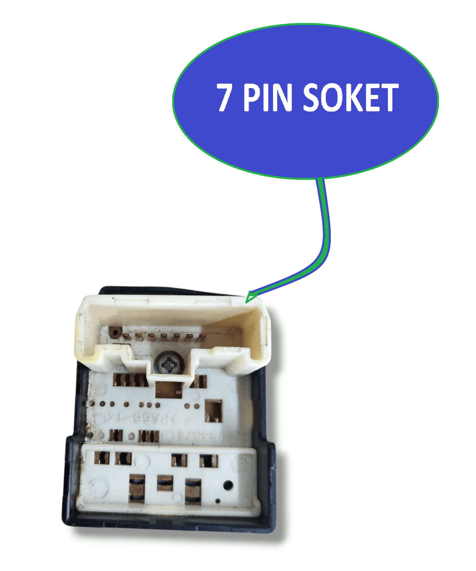 PAANJO Mirror Control Switch for Altis, Left Right Adjustment, 7 Pin Socket - Image 2