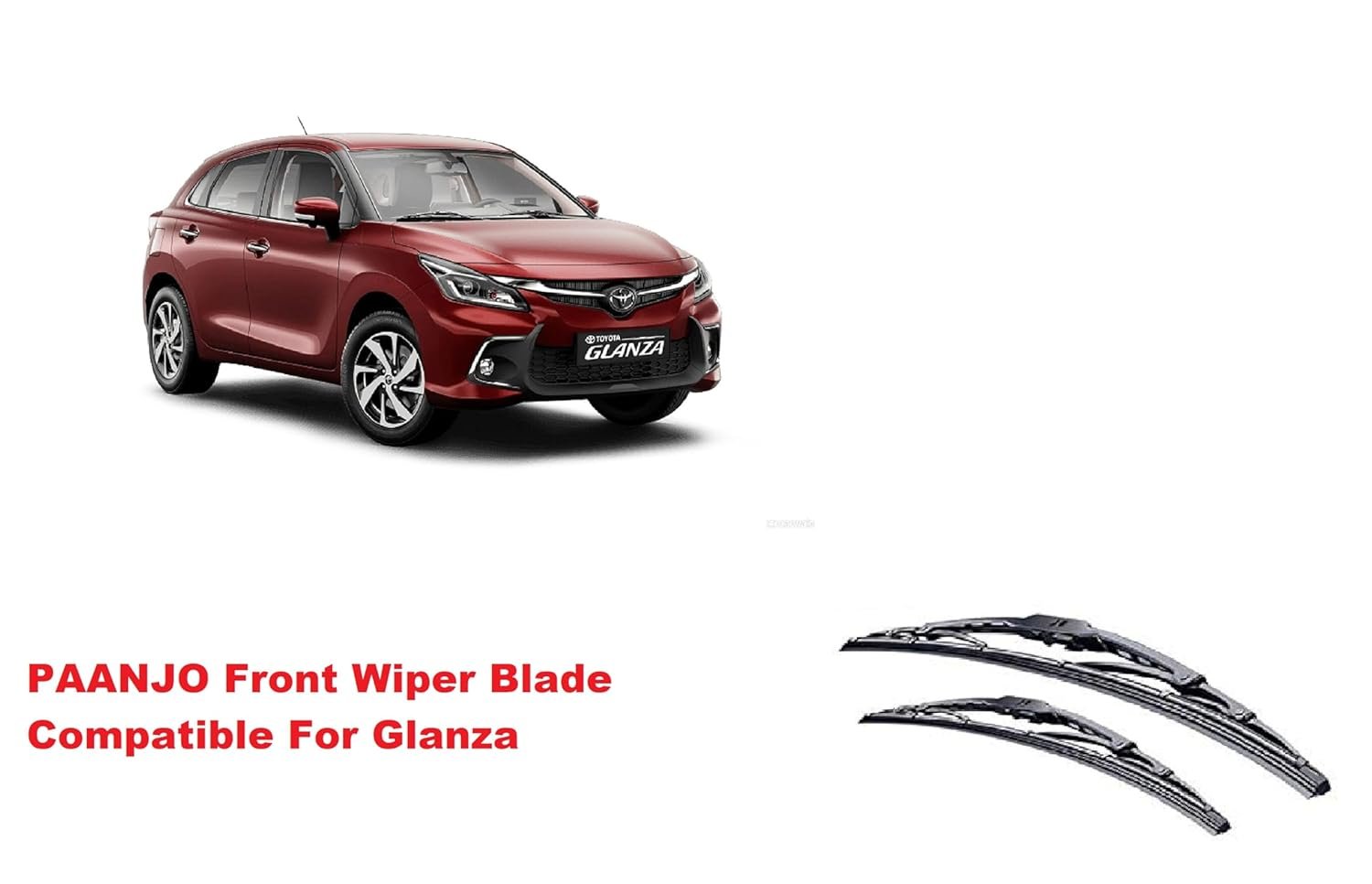 Paanjo Front Wiper Blade Compatible with Glanza - Image 3