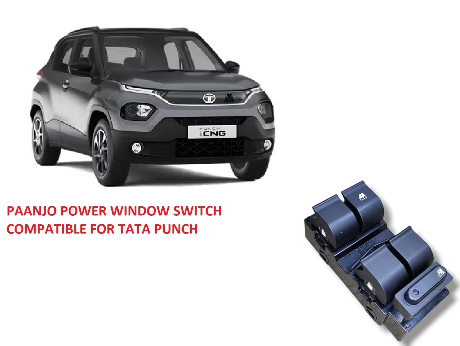 PAANJO POWER WINDOW SWITCH FOR TATA PUNCH - Image 8