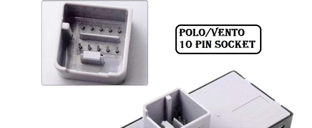 Paanjo Power Window Switch Compatible for Skoda Laura 10 Pin Socket, Black Control Panel, Electric Door Lock Control Module - Image 3