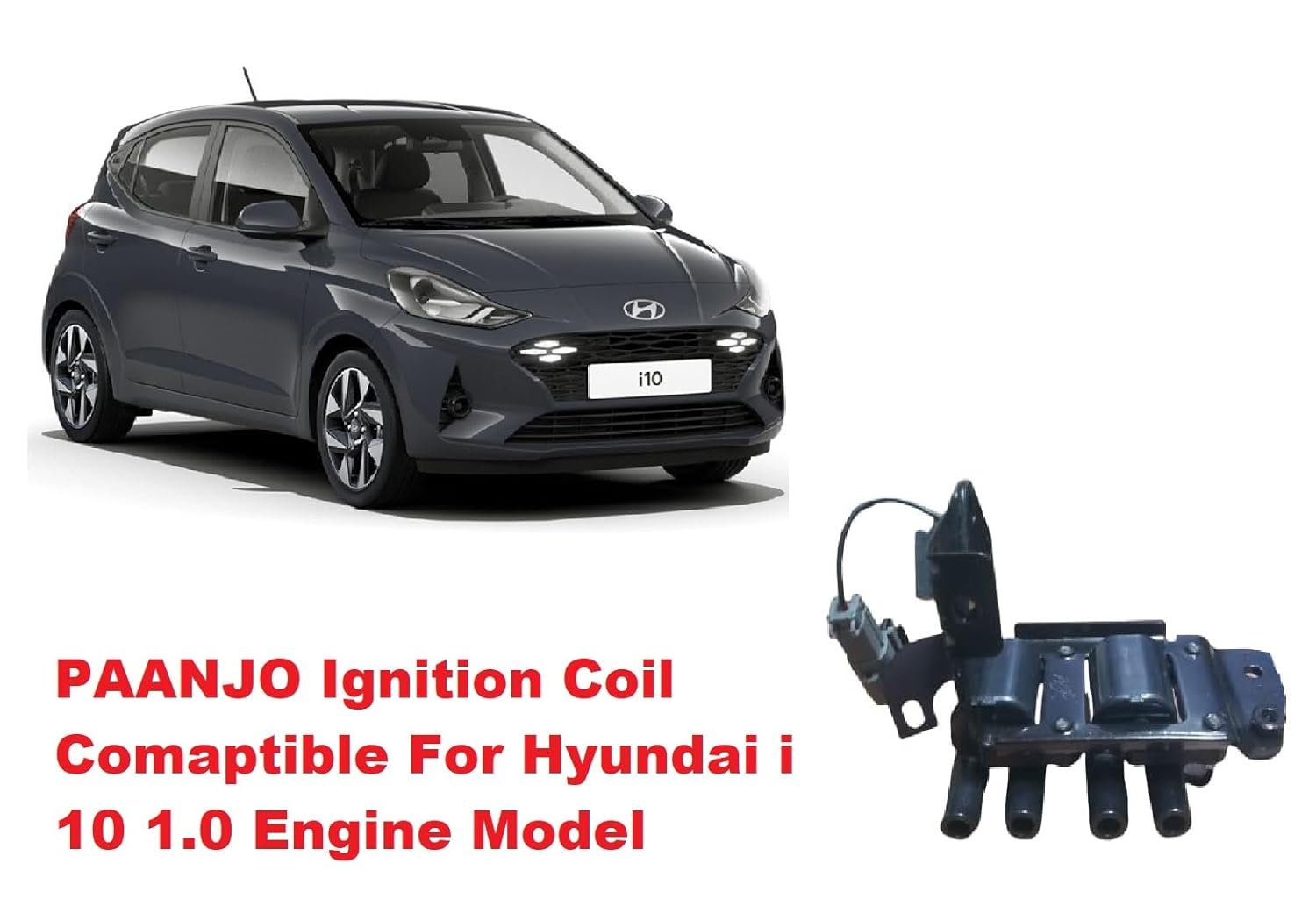 Ignition Coil Compatible For Hyundai i 10 1.0 Engine Model - Image 2